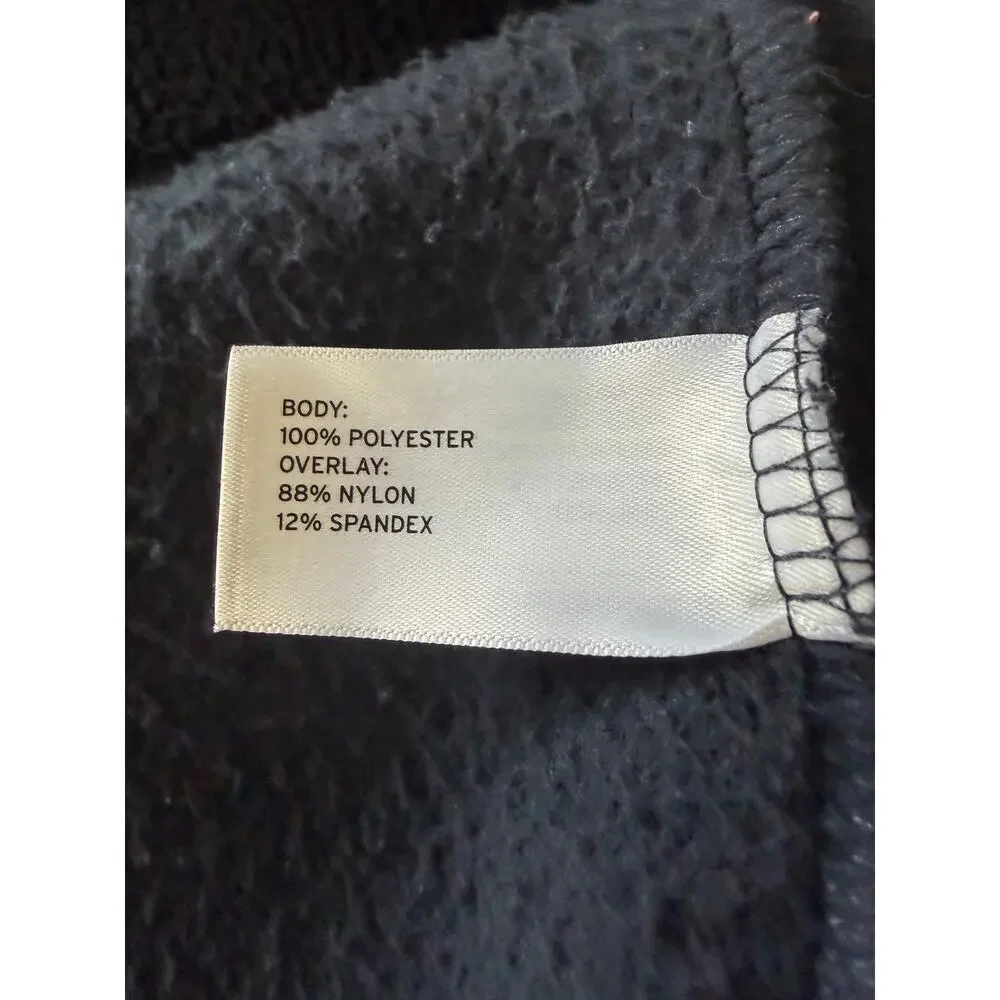 Duluth Trading Company Softmore Fleece Full-Zip Hoodie Jacket Navy